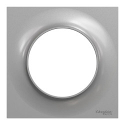 Odace Styl - plaque 1 poste aluminium