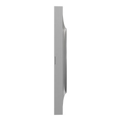 Odace Styl -  plaque 2 postes horizontaux ou verticaux entraxe 71mm aluminium