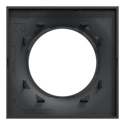 Odace Styl - plaque 1 poste anthracite