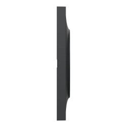 Odace Styl -  plaque 3 postes horizontaux ou verticaux entraxe 71mm anthracite