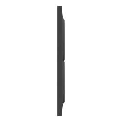 Odace Styl -  plaque 2 postes verticaux entraxe 57mm anthracite