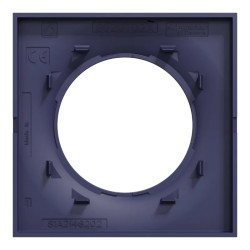 Odace Styl - plaque 1 poste bleu cobalt