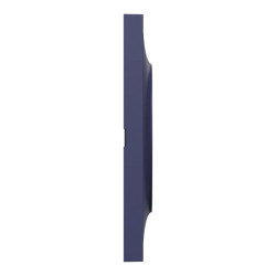 Odace Styl -  plaque 2 postes horizontaux ou verticaux entraxe 71mm bleu cobalt