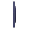 Odace Styl -  plaque 3 postes horizontaux ou verticaux entraxe 71mm bleu cobalt