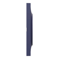 Odace Styl -  plaque 4 postes horizontaux ou verticaux entraxe 71mm bleu cobalt