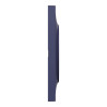 Odace Styl -  plaque 4 postes horizontaux ou verticaux entraxe 71mm bleu cobalt