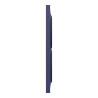 Odace Styl -  plaque 2 postes verticaux entraxe 57mm bleu cobalt