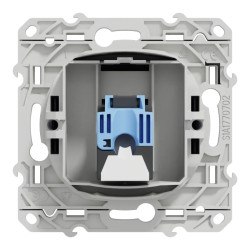 Odace - prise RJ45 cat.6 STP - grade 2TV min à grade 3TV (+ multi) - cobalt