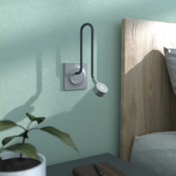 Odace Styl - plaque 1 poste gris pierre