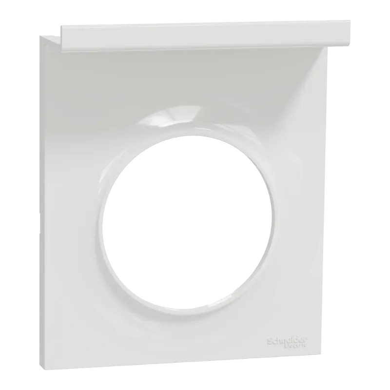 Odace Styl Pratic - plaque support téléphone mobile 1 poste blanc