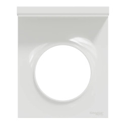 Odace Styl Pratic - plaque support téléphone mobile 1 poste blanc