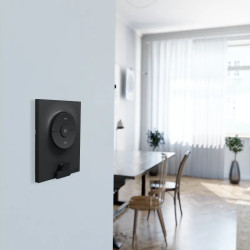 Odace Styl Pratic - plaque avec pince multi-usage 1 poste anthracite