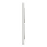 Odace Touch - plaque 2 postes verticaux 57mm bois nordique avec liseré blanc