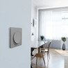 Odace Touch - plaque 1 poste aluminium