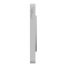 Odace Touch -  plaque 4 postes horizontaux ou verticaux entraxe 71mm aluminium