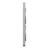 Odace Touch -  plaque 2 postes verticaux entraxe 57mm aluminium