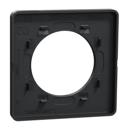 Odace Touch - plaque 1 poste anthracite