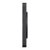 Odace Touch - plaque 2 postes horiz/ver 71mm ardoise avec liseré anthracite