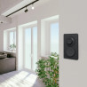 Odace Touch -  plaque 2 postes verticaux entraxe 57mm anthracite