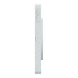 Odace Touch -  plaque 2 postes horizontaux ou verticaux 71mm blanc recyclé