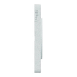 Odace Touch -  plaque 4 postes horizontaux ou verticaux 71mm blanc recyclé