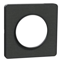 Odace Touch  - plaque 1 poste Kvadrat ombre avec liseré anthracite