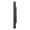 Odace Touch - plaque 2 postes hor/ver 71mm Kvadrat ombre avec liseré anthracite