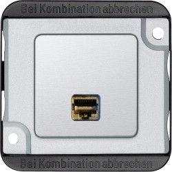 Anti-vandalisme - prise de communication RJ45 - cat.6 A - IK08/IP21