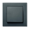 Plaque finition simple M-Plan, anthracite