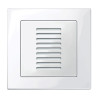 Merten M-Plan - plaque de finition - 1 poste - blanc polaire brillant