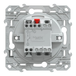 Ovalis - interrupteur va et vient - 10AX - lumineux ou témoin - Blanc