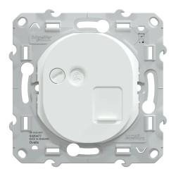 Ovalis - prise RJ45 cat.6a STP - grade 3 (multimédia +) - Blanc