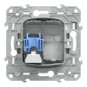 Ovalis - prise RJ45 cat.6a STP - grade 3 (multimédia +) - Blanc