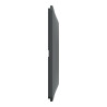 Ovalis - plaque de finition - 2 postes horizontal - 71mm - anthracite - laiton