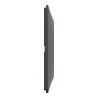 Ovalis - plaque de finition - 3 postes horizontal - 71mm - anthracite - laiton