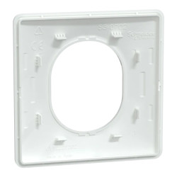 Ovalis - Lot de 360 plaques de finition de coloris blanc S320702