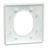 Ovalis - Lot de 360 plaques de finition de coloris blanc S320702