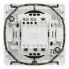 Mureva Styl - Bouton poussoir - composable - IP55 IK08 - connexion auto - blanc