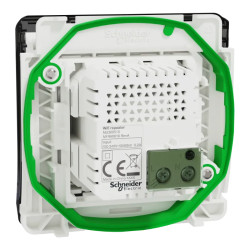 Mureva Styl - Répéteur wifi avec adaptateur - composable - IP55 - IK07 - blanc