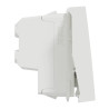 Unica - interrupteur bipolaire lumineux (indication) - 2 mod - Blanc - méca seul