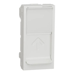 Unica - prise pour 1 RJ45 S-One - 1 mod - Blanc - méca seul