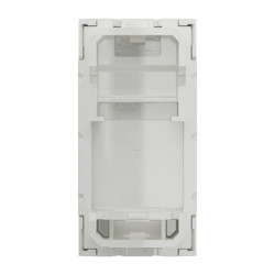 Unica - prise pour 1 RJ45 S-One - 1 mod - Blanc - méca seul