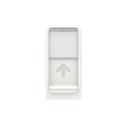 Unica - prise pour 1 RJ45 Keystone/Systimax - 1 mod - Blanc - méca seul