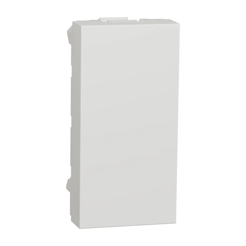 Unica - obturateur - 1 module - Blanc - mécanisme seul