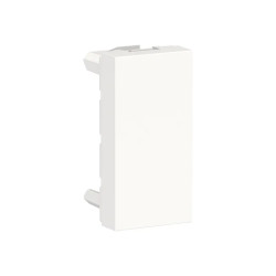 Unica - obturateur - 1 module - Blanc - mécanisme seul