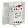 Unica - va-et-vient - 10A - connex rapide - 2 mod - Blanc antibact - méca seul