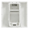 Unica - prise pour 1 RJ45 Keystone/Systimax - 2 mod - Blanc antibact - méca seul