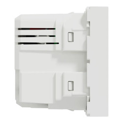 Unica - chargeur USB double - 5Vcc - 2,4A type A+C - 2 modul - blanc - méca seul