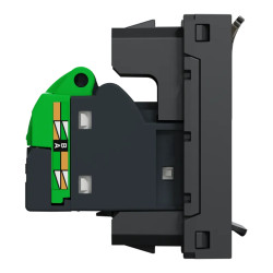 Unica - prise RJ45 simple - cat 6 FTP - 1 mod - Anthracite - méca seul