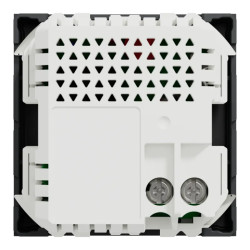 Unica - chargeur USB double - 5Vcc - 2,4A type A+C - 2 modul - anthr - méca seul